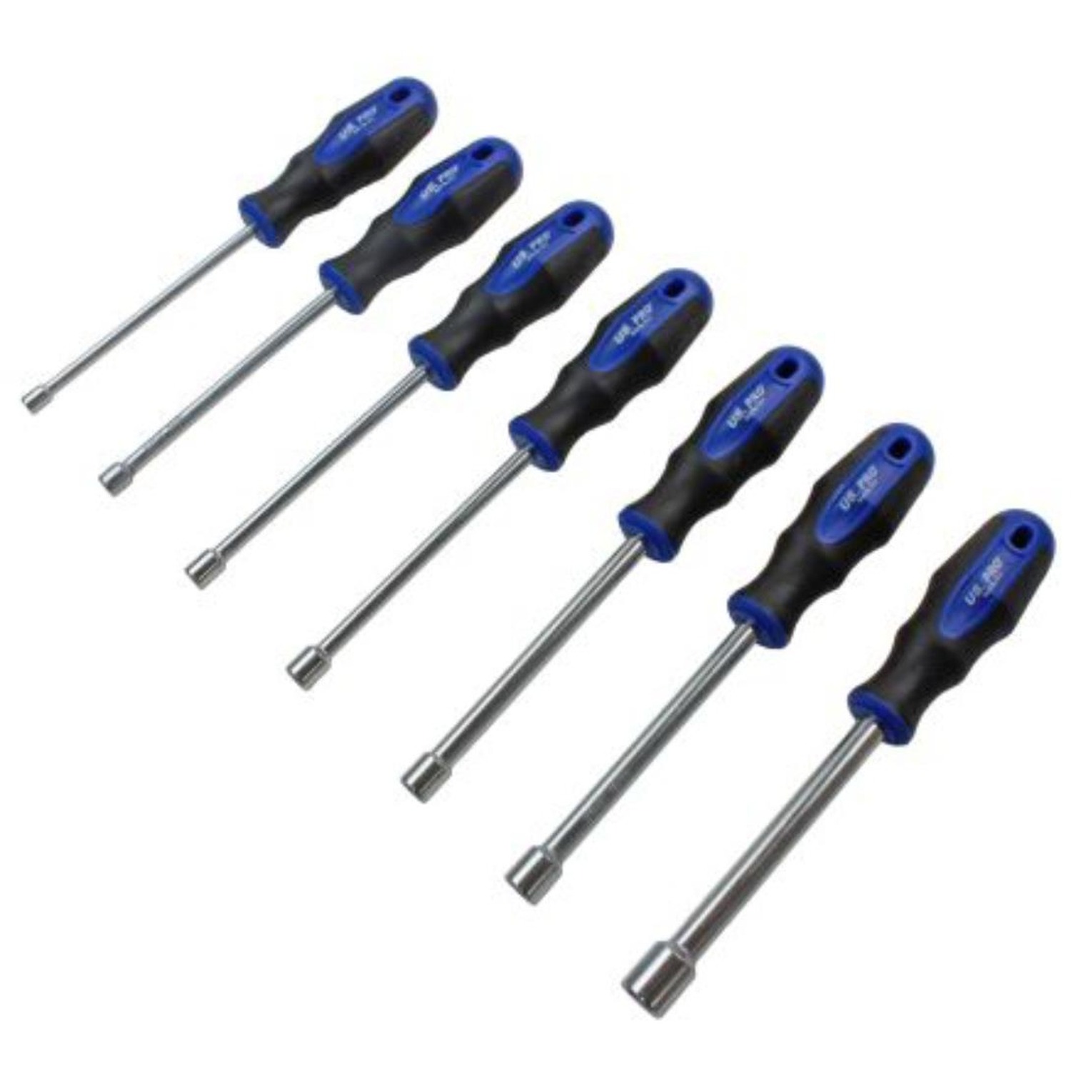 US PRO Tools 7 Pc Nut Driver Spinner Screwdriver Set Sizes 5,6,7,8,9,10,13mm 1614 - Image 3