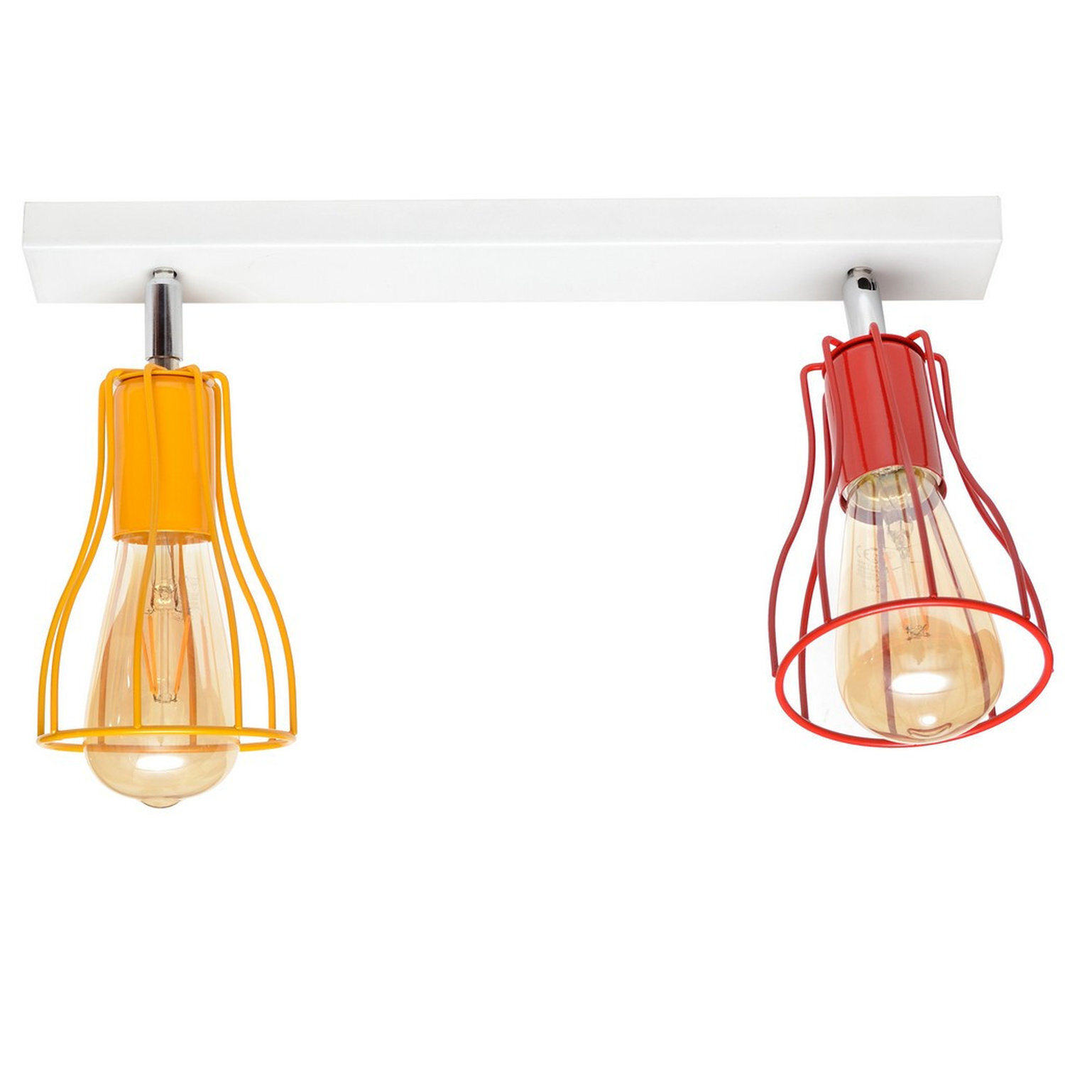 Helam Lighting Tube Ceiling Light White