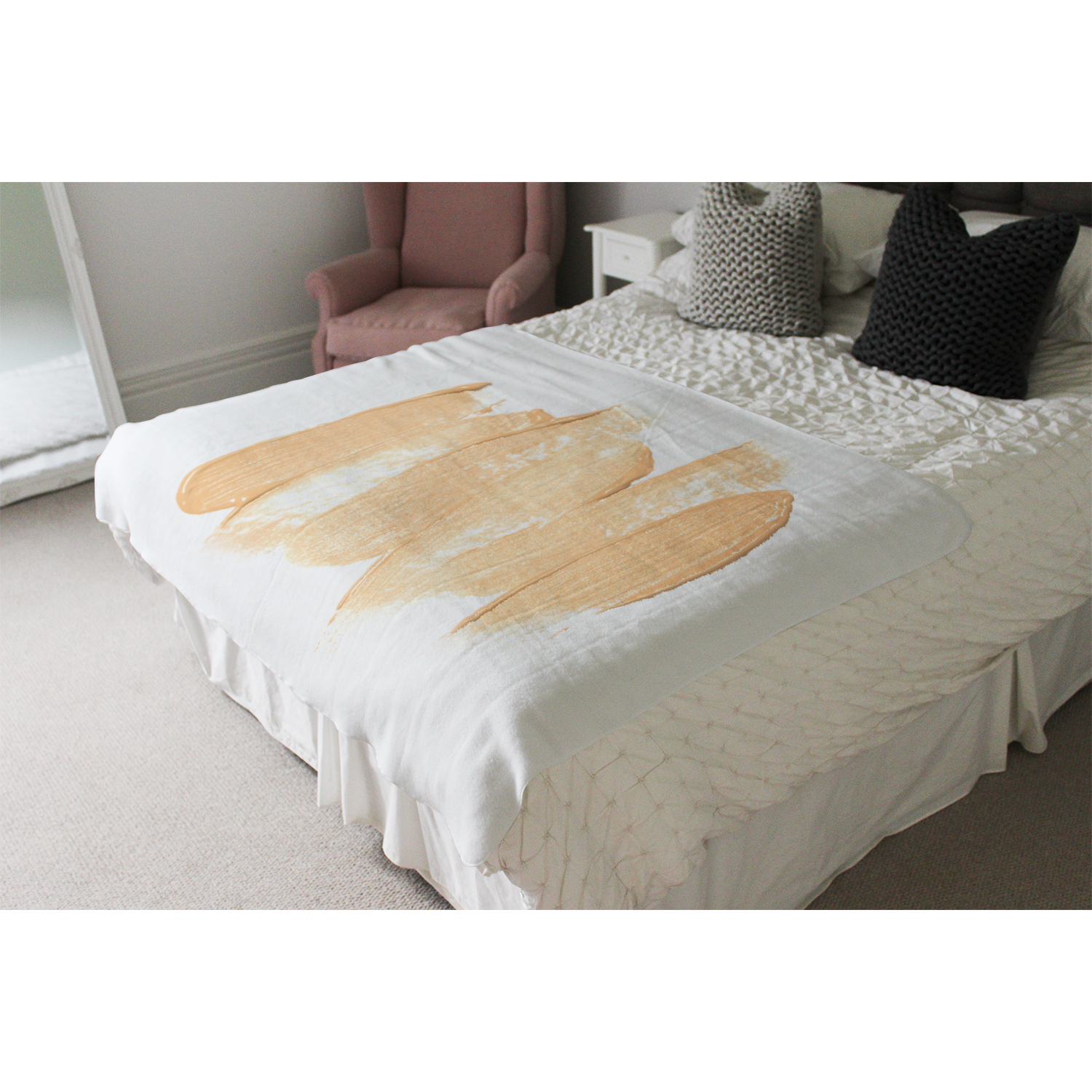 Foundation Cream Blanket - Pink