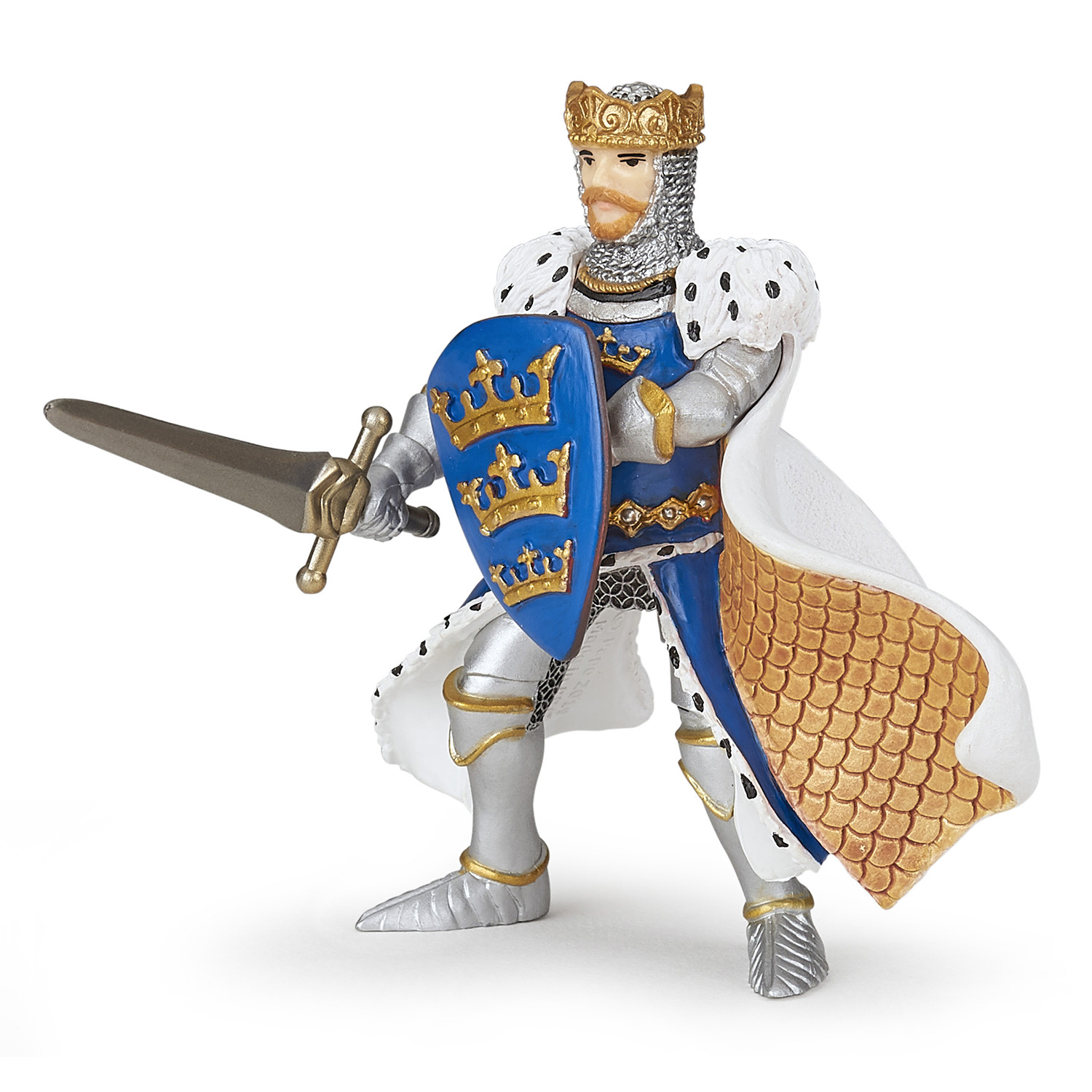 PAPO Fantasy World Blue King Arthur Toy Figure - Blue