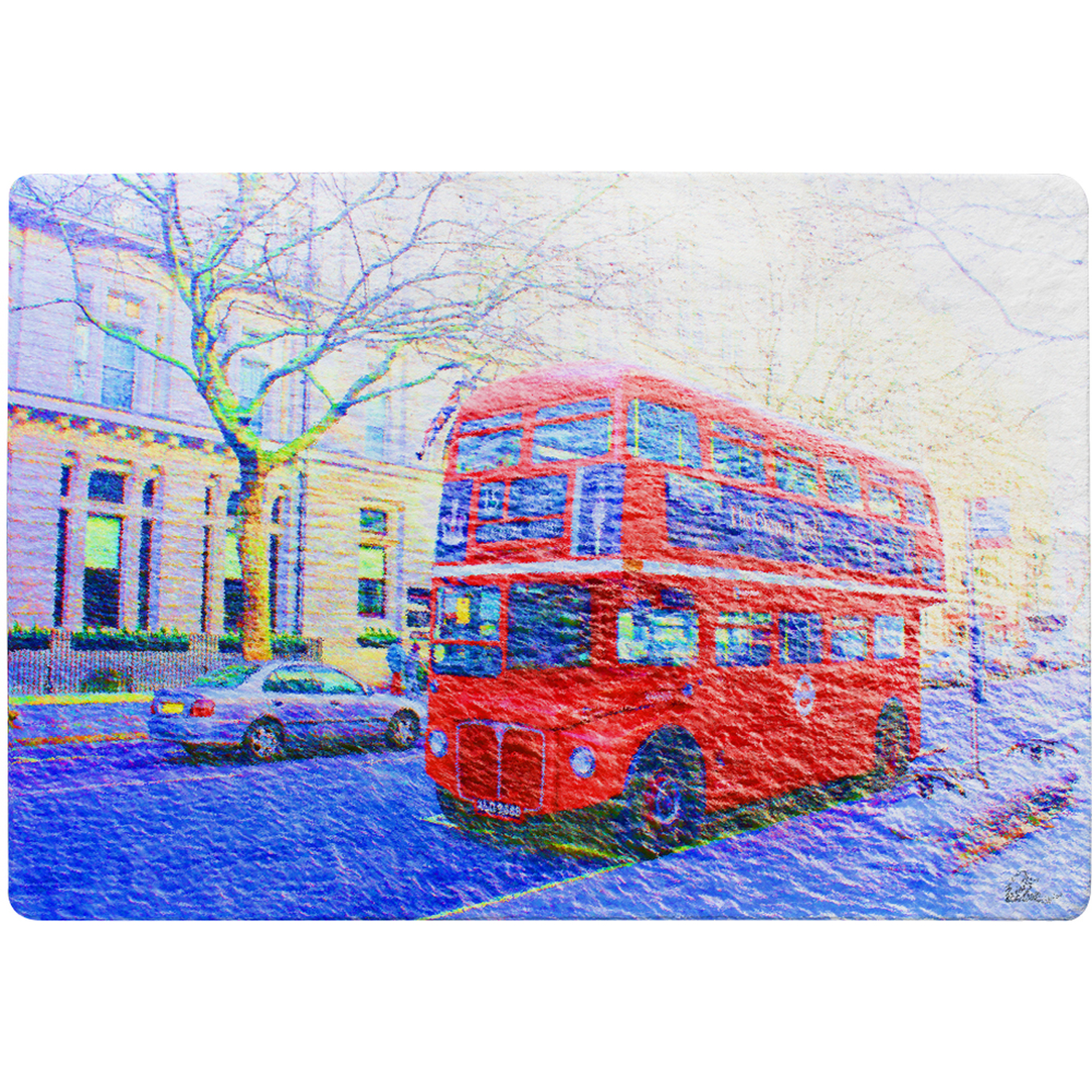 London Bus Red Rug - Red / 150cm thumbnail