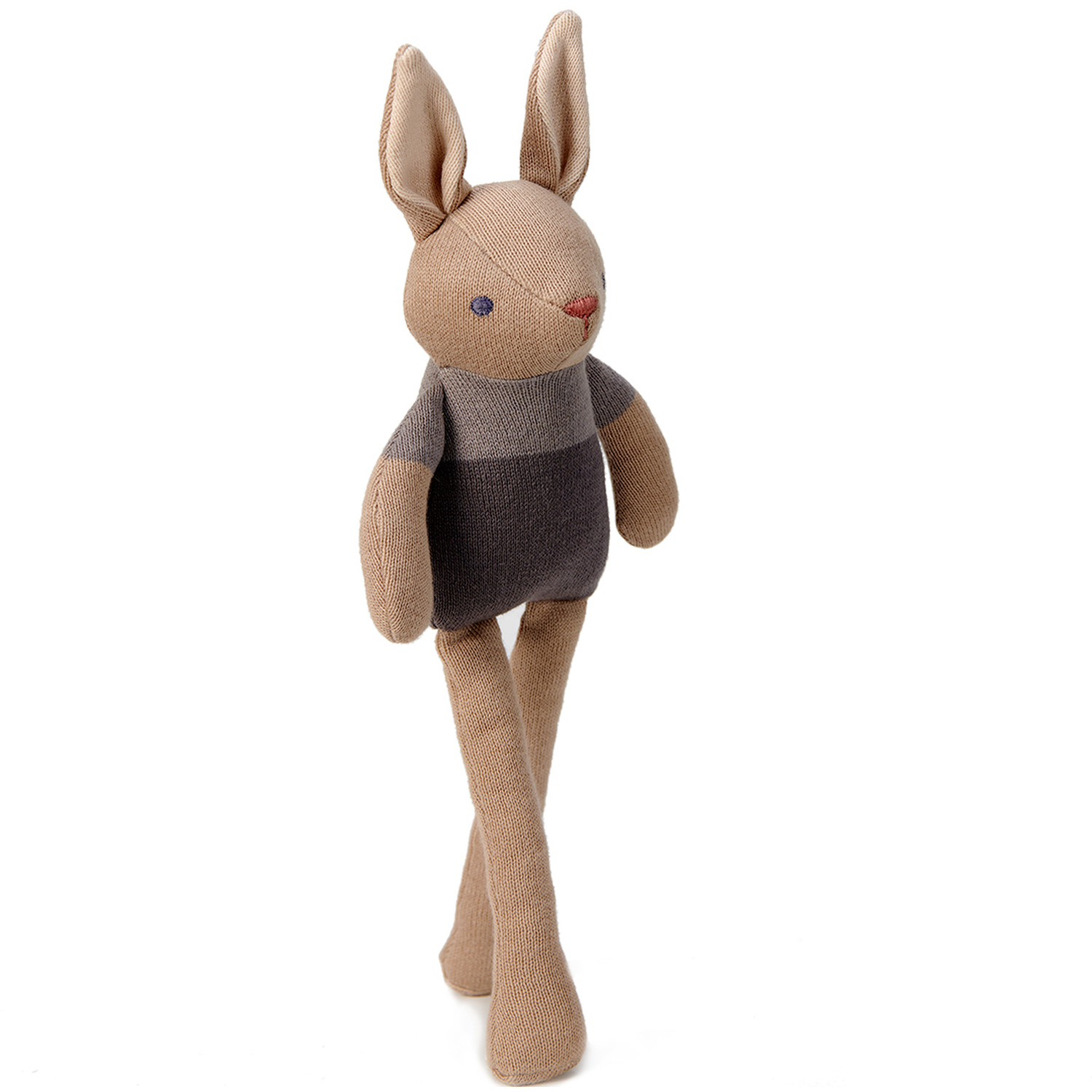 Image of Baby Threads Bunny Doll - Taupe