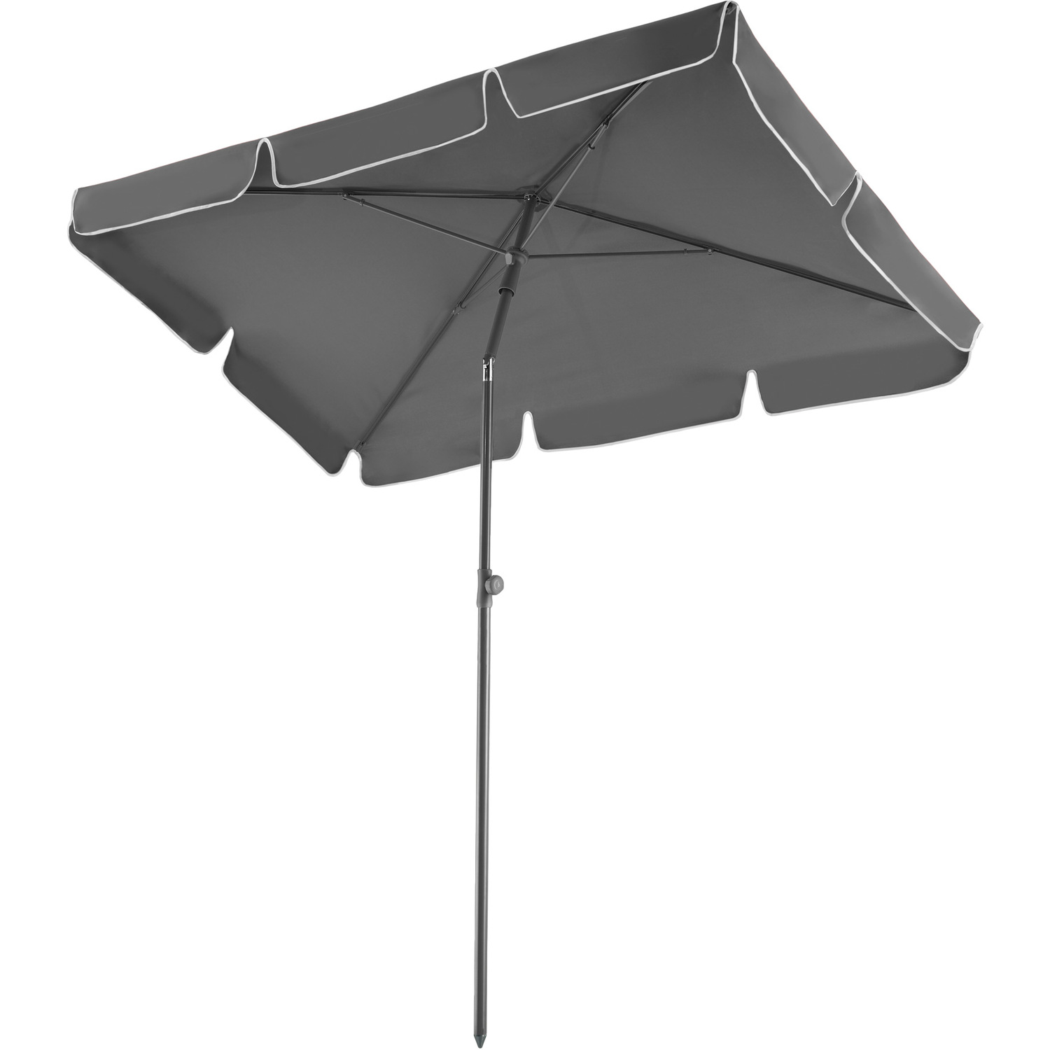TECTAKE - Parasol Vanessa Height-Adjustable and Tiltable - Grey thumbnail