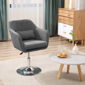 HOMCOM Bar Stool with Gas Lift Swivel