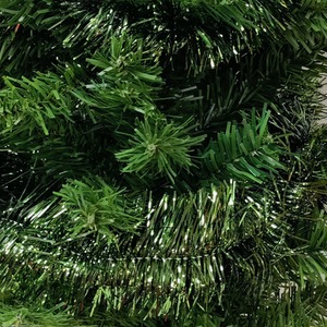 Pine Green Christmas Tinsel Garland 2.7M Green Christmas Tree Tinsel