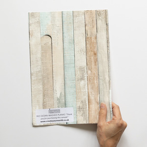 Blue / A4 dc fix Rio Ocean Planks Self Adhesive Vinyl Wrap for Kitchen Doors and Worktops shot 4827707