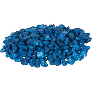 Glass Decorative Pebbles - Blue
