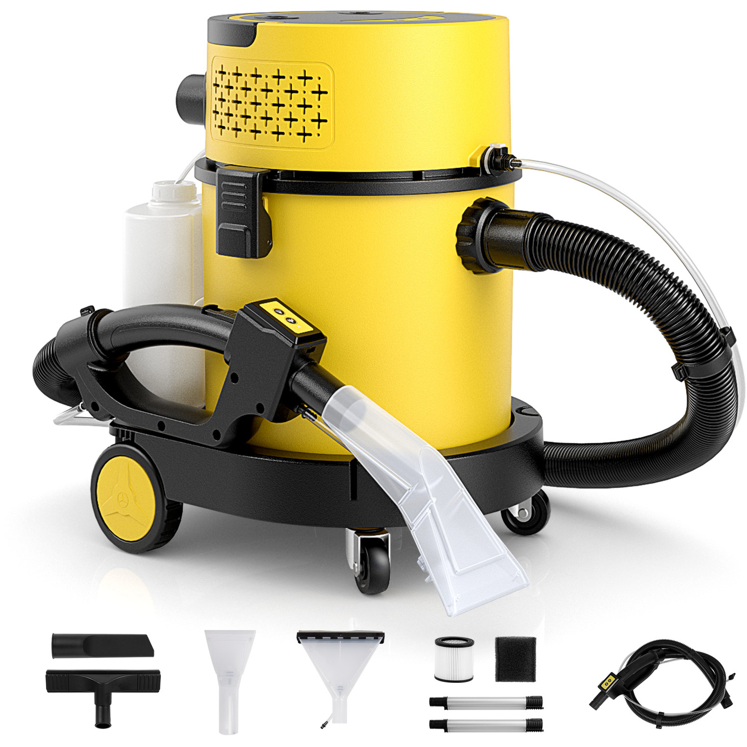 1200W Wet and Dry Shop Vacuum Cleaner - Yellow