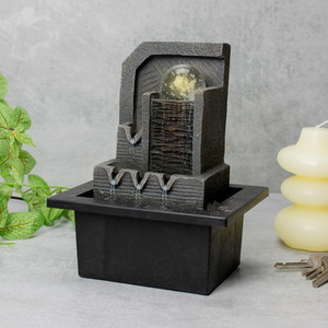 Wellbeing Aztec Indoor Illuminated Water Fountain