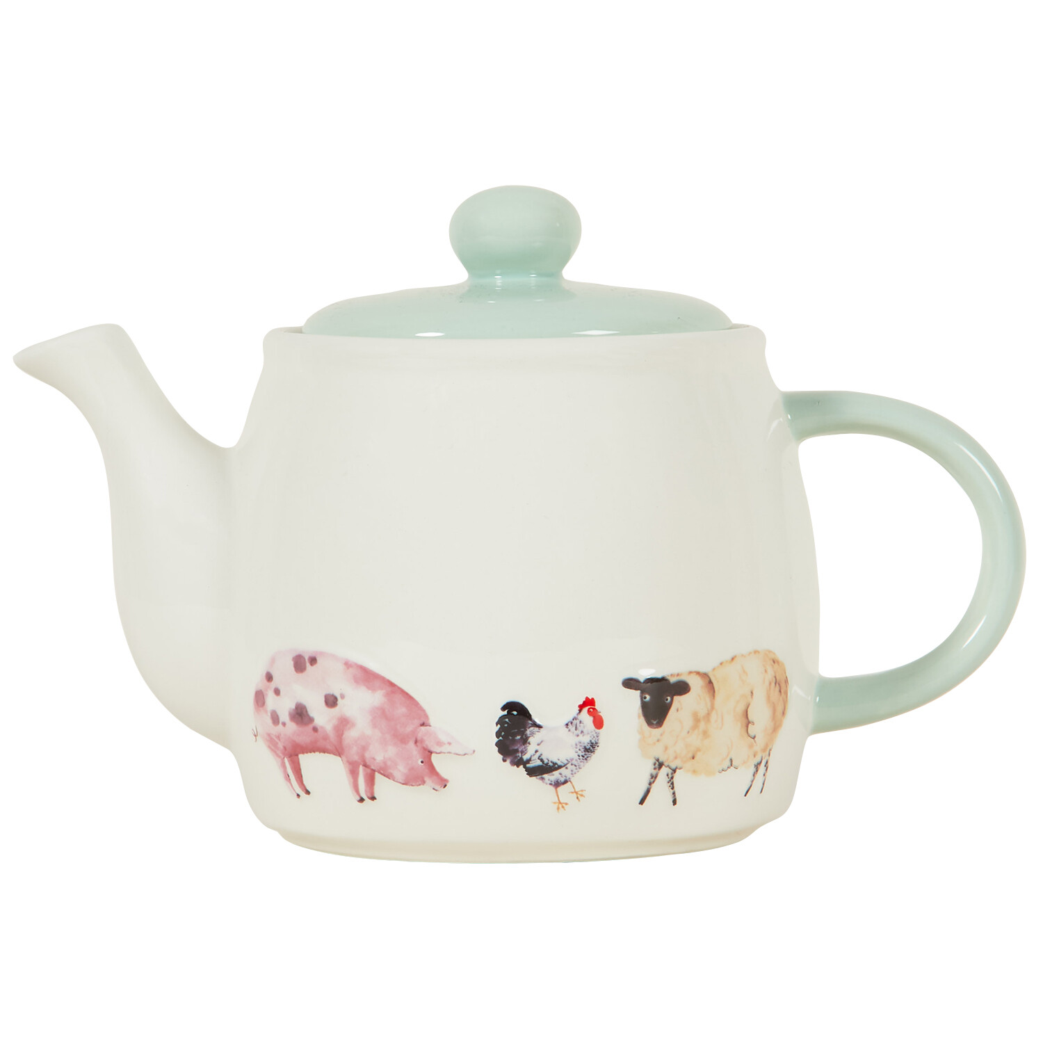 Image of Daisy Farm Teapot - Multicolour