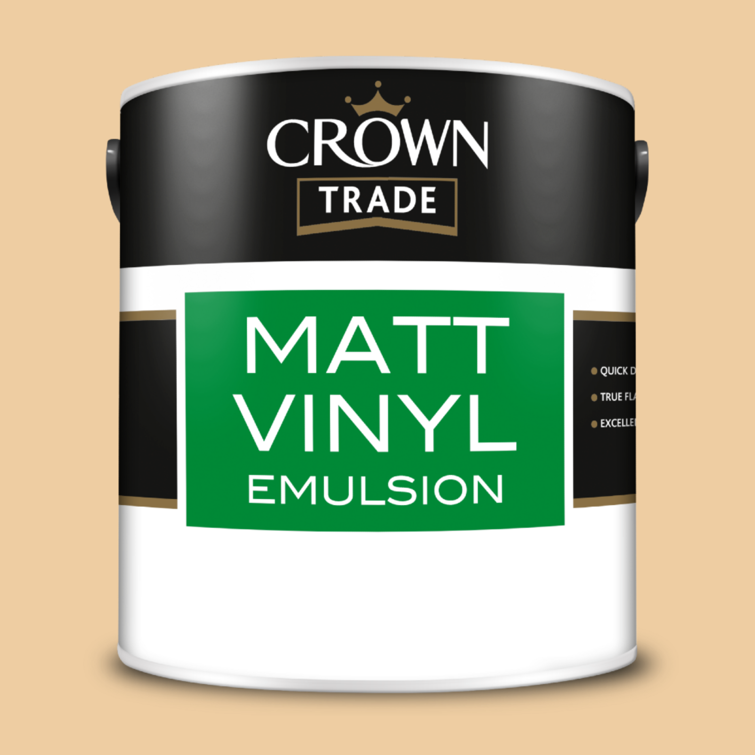 Crown Trade Vinyl Matt Mixed Colour - Egyptian Sand  / 2.5l