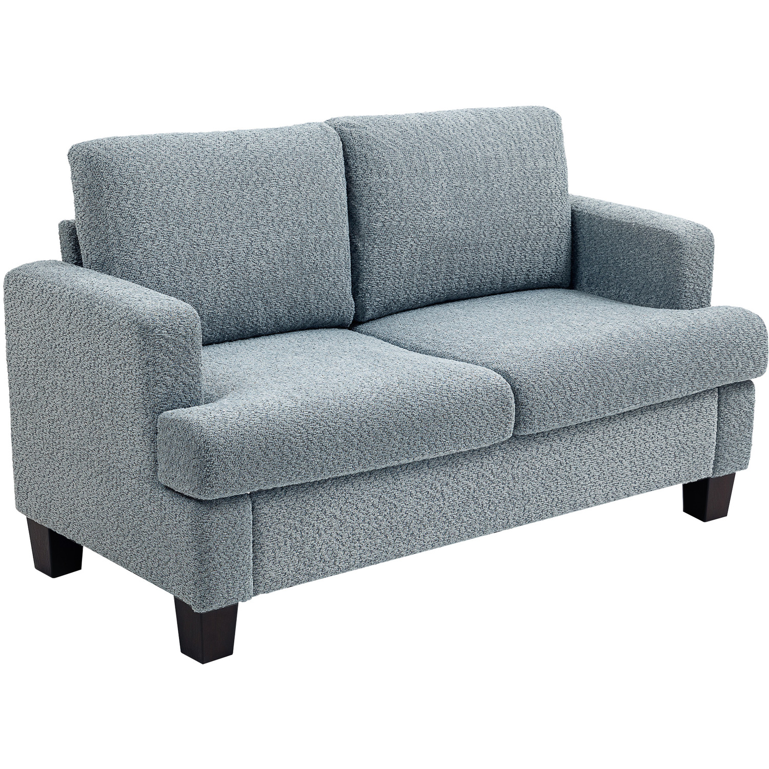 HOMCOM 2 Seater Sofa with Removable Back Cushions Chenille Fabric