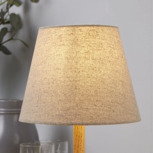 Linen Tapered Shade 20cm Natural