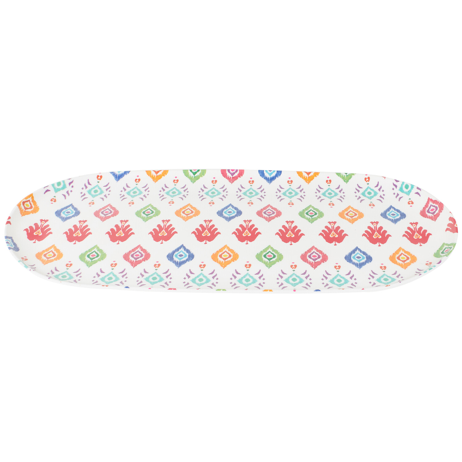 Sahara Brights Serving Platter - White