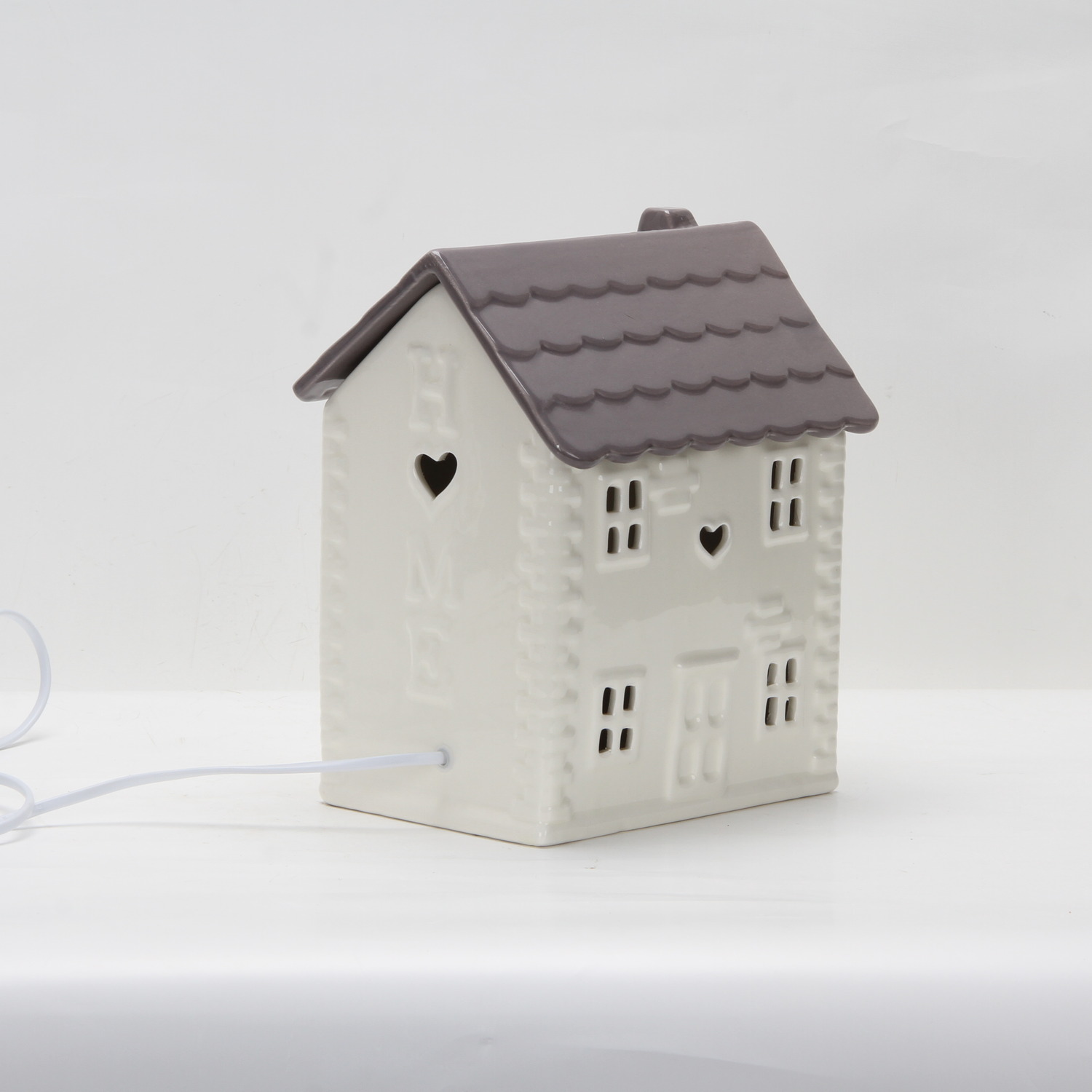 Image of Ceramic House Shape Table Lamp -&hellip;