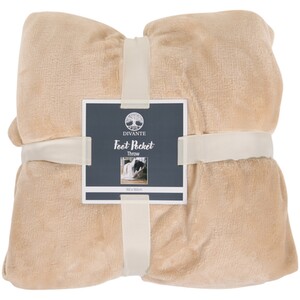 Soft Foot Pocket Throw