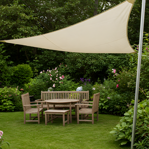 2m Triangle Pro Waterproof Garden Sail Shade