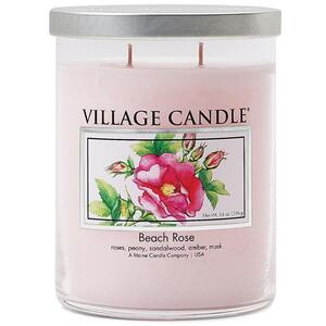 Village Candle Medium Tumbler Candle 14oz - Beach Rose