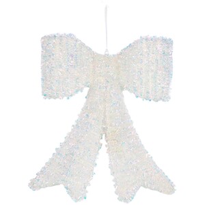 Iridescent Tinsel Bow