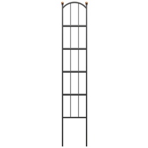 Trellis Pot with Finial Ball Toppers