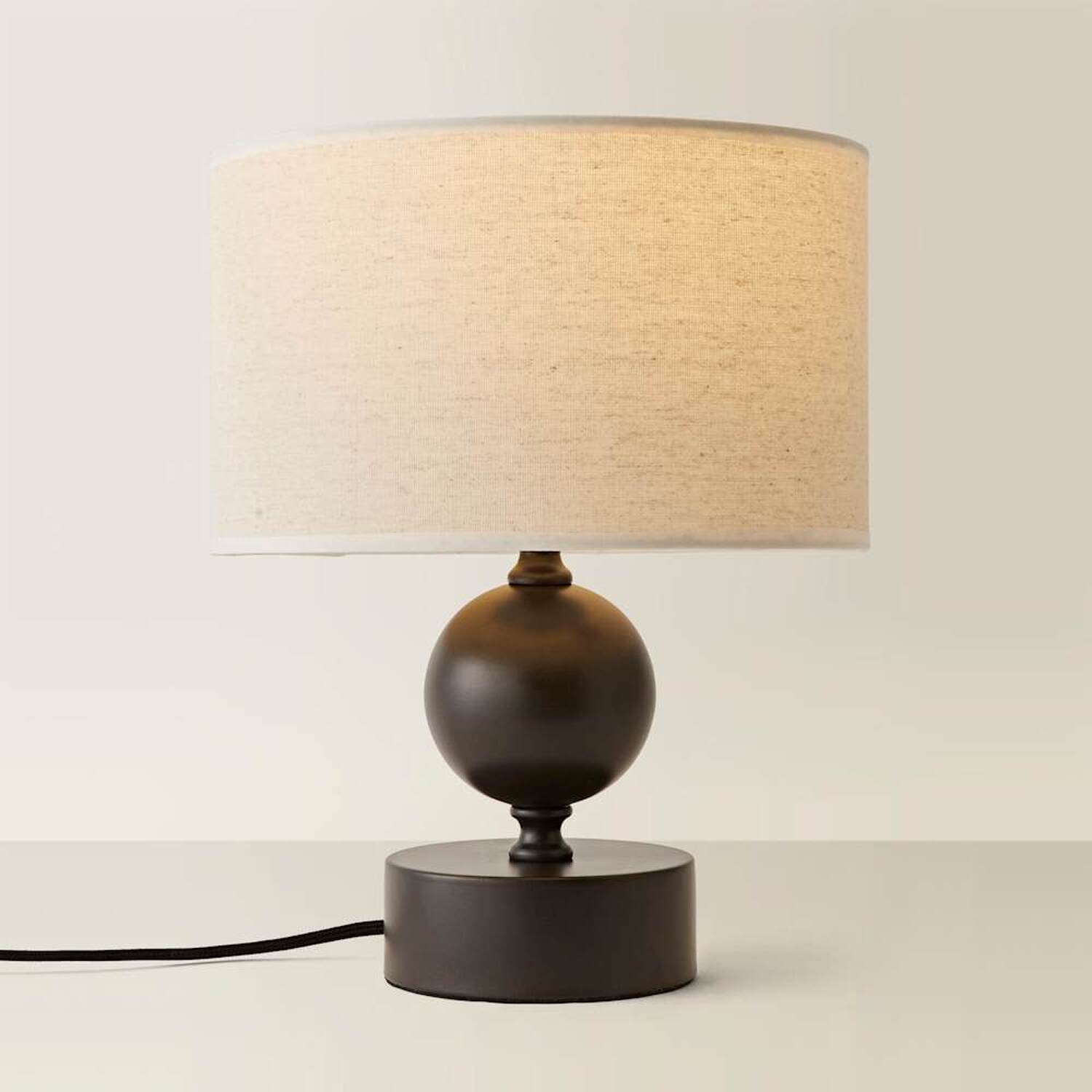 Image of Anthony Candlestick Table Lamp with Linen&hellip;