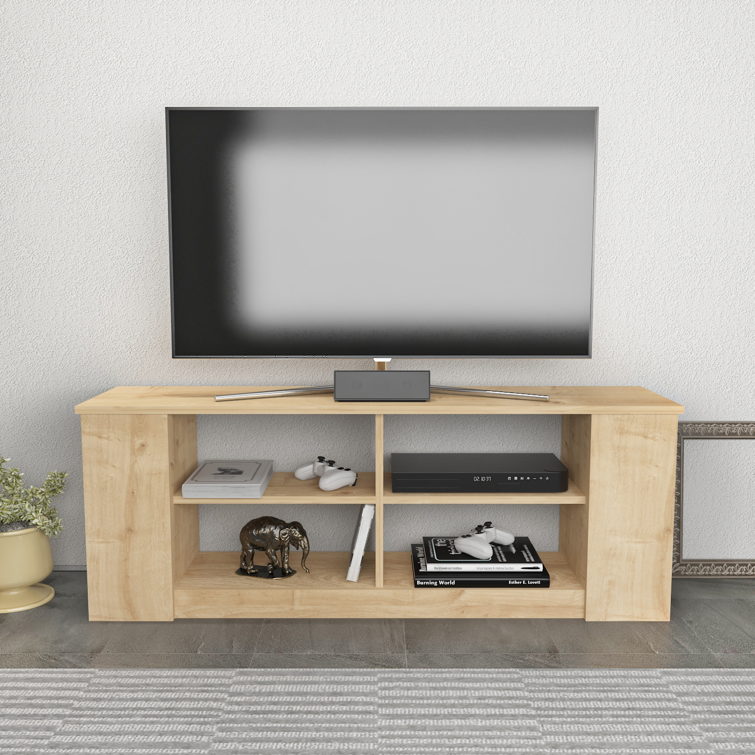 Space Tv Unit - Oak