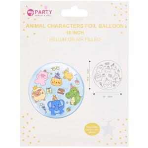 Animal Characters Foil Balloon