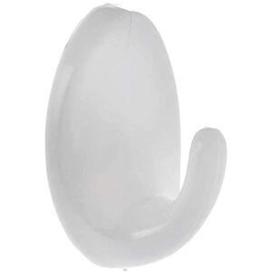 Pack of 10 Oval Adhesive Wall Hooks