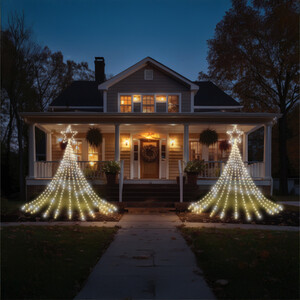4.8m Waterfall Light chain 630 Led -10 Twinkle