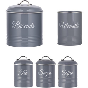 High Gloss Finish Kitchen Storage Set