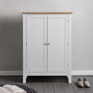 Leines Shoe Storage Cabinet in White