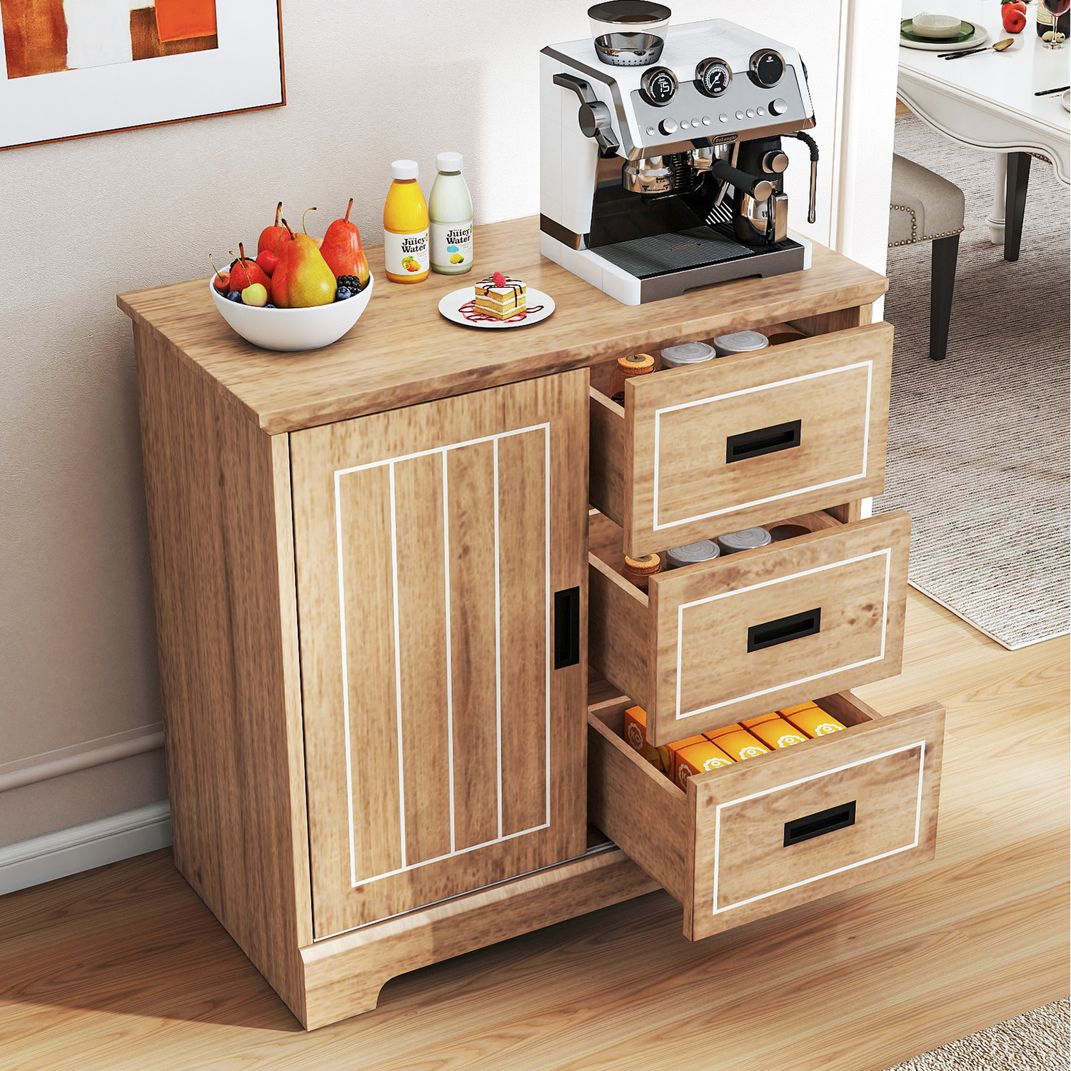 Farmhouse Sideboard - Brown