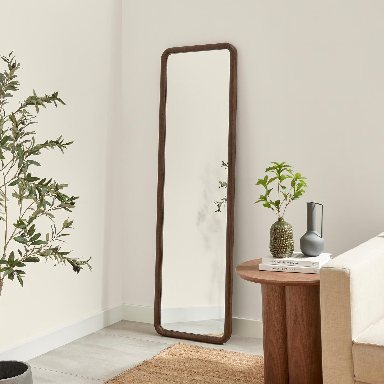 Image of Line Walnut Wood Full Length Rectangle&hellip;