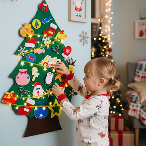 DIY Felt Christmas Tree for Kids