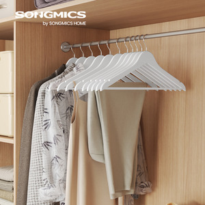 Solid Birch Wood Coat Hangers with 360 Swivel Hooks