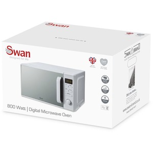 20L 800W Microwave Digital White
