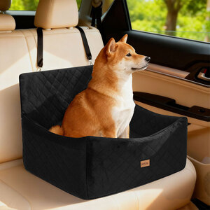 Dog Car Booster Seat Basket Bed for Pets up to 55 lbs