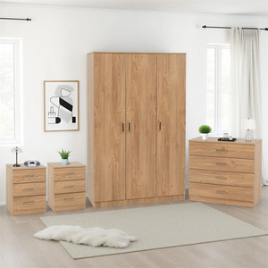 Dakota 3 Door Wardrobe Bedroom Set