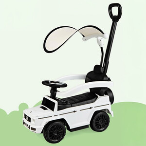 3-in-1 Benz Ride on Push Car