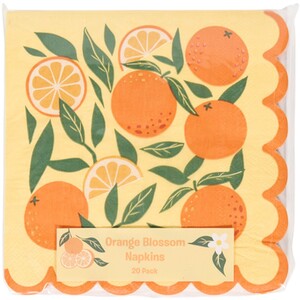 Pack of 20 Orange Blossom Napkins