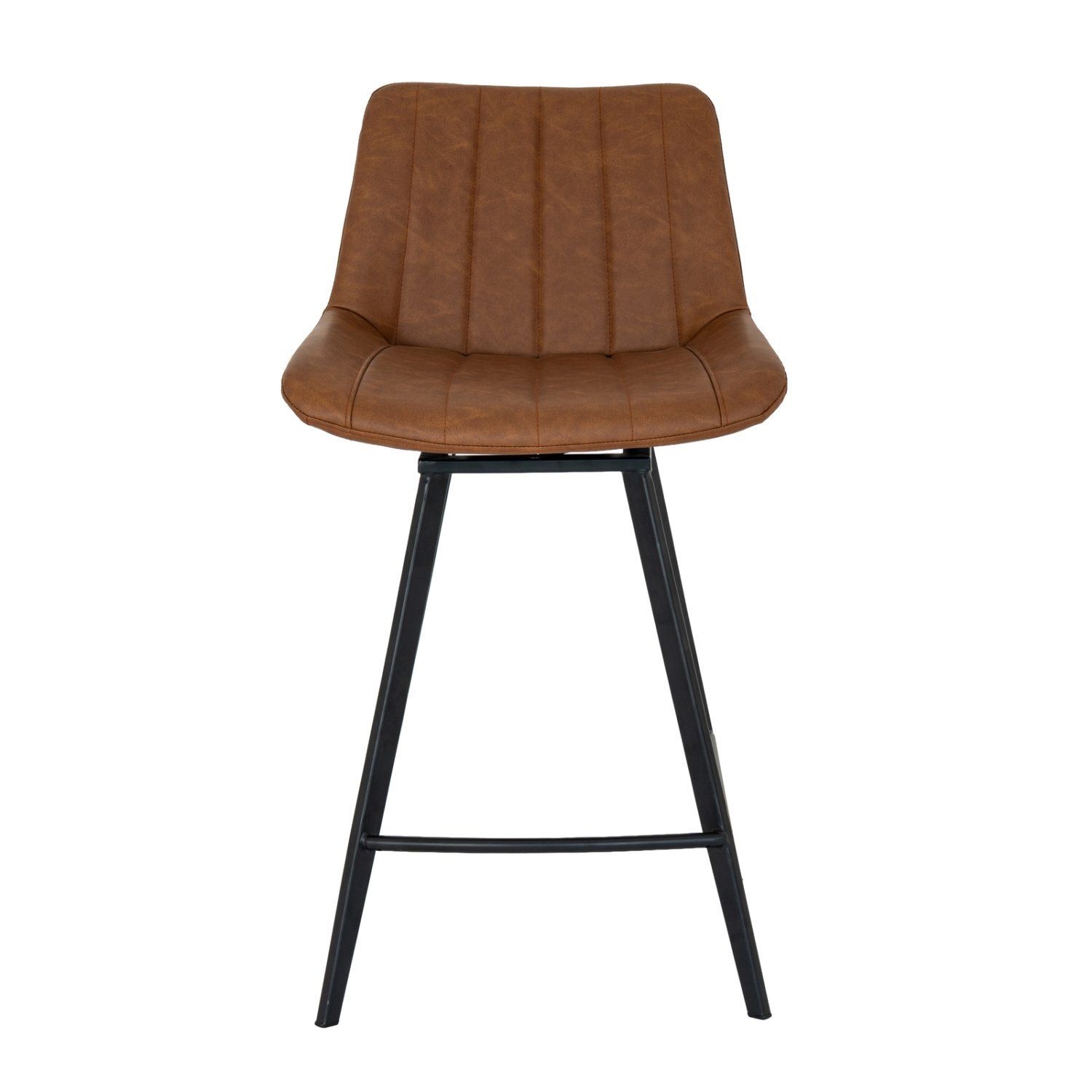 Image of Malmo Tan Swivel Bar Stool Modern&hellip;