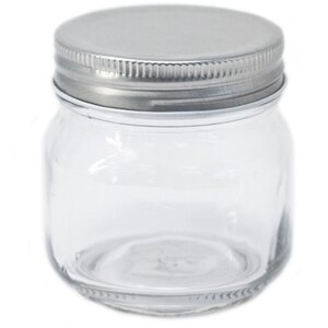 Square Jar with Lid Glass Jar for Jams, Candles, Gifts