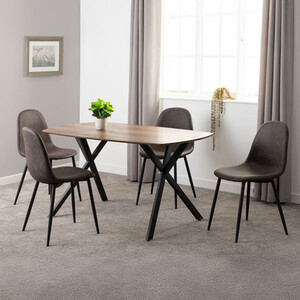 Athens Oak Rectangular Dining Set