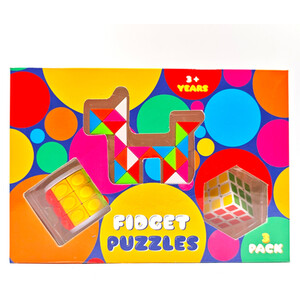 Pack of 3 Fidget Puzzles