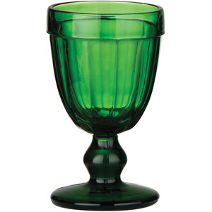 Vidrio Green Coloured Glass Sundae Goblet