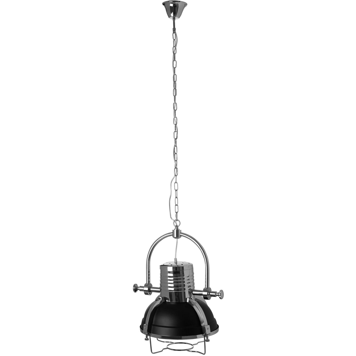 Industrial Revolution Black Pendant Light - Black