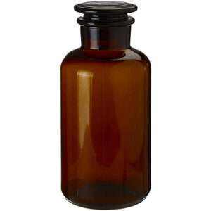 Apothecary Small Amber Glass Bottle