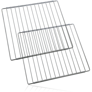 Universal Refrigerator Adjustable Shelf Freezer Fridge Chrome Plated (Pack of 2 Shelves)