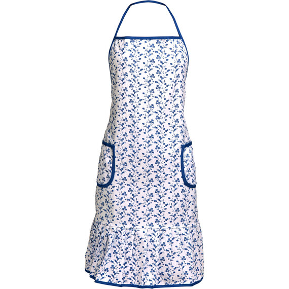 Blue Rose Apron