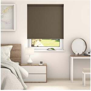 Chocolate / 50 Thermal Blackout Roller Blinds shot 14605359